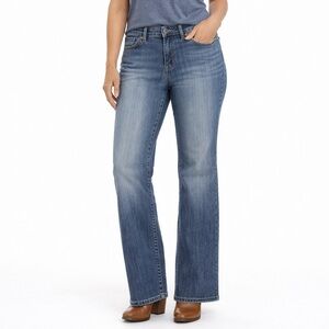 Stamp 10 Women's Size 8 Mid-Rise Boot Cut Jeans